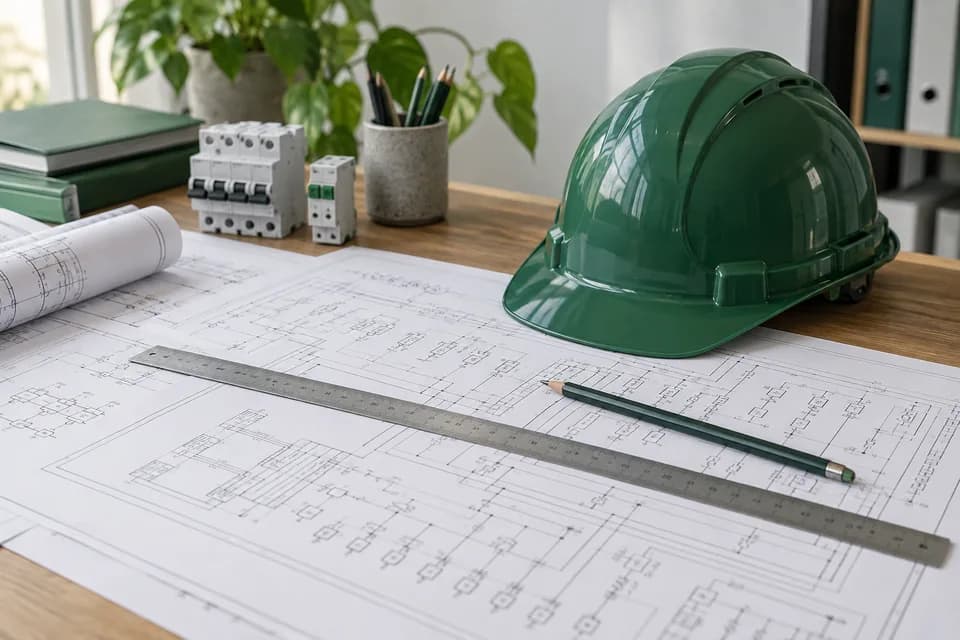 Plantas e instrumentos para elabora??o de projetos el?tricos